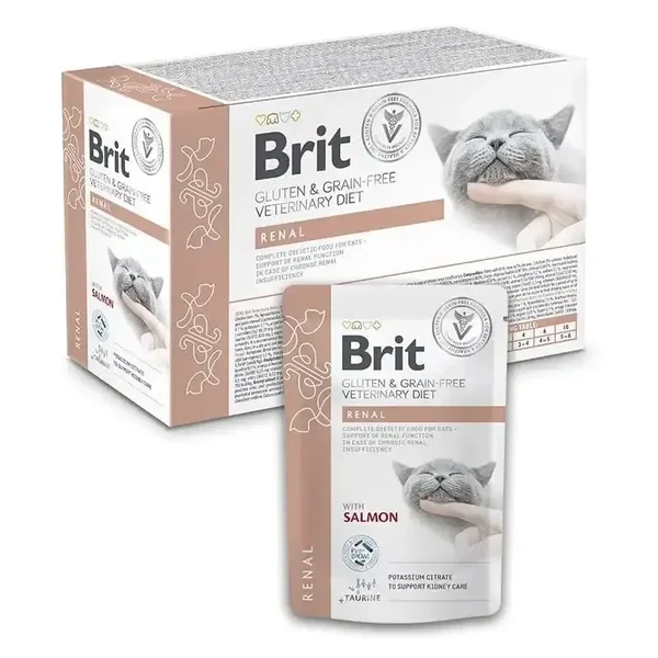 Brit Veterinary Diet Pouch kat - Renal