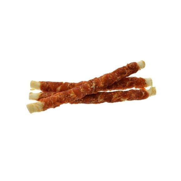 Twist staafje met kip 24cm.