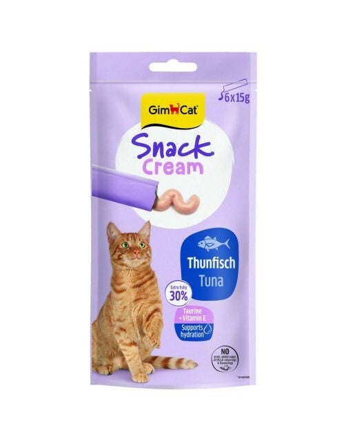 GimCat Creamy Snack Tonijn - 6x15gr.
