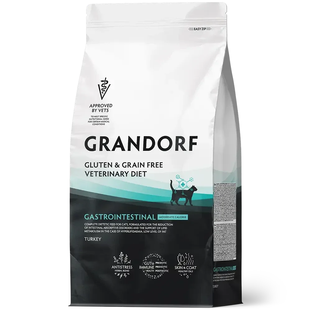Grandorf Veterinary Kat Gastrointestinal Moderate Calorie
