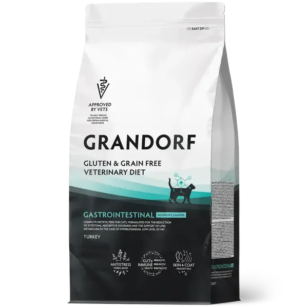 Grandorf Veterinary Kat Gastrointestinal Moderate Calorie