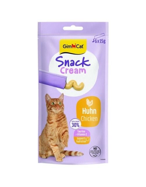 GimCat Creamy Snack Kip - 6x15gr.