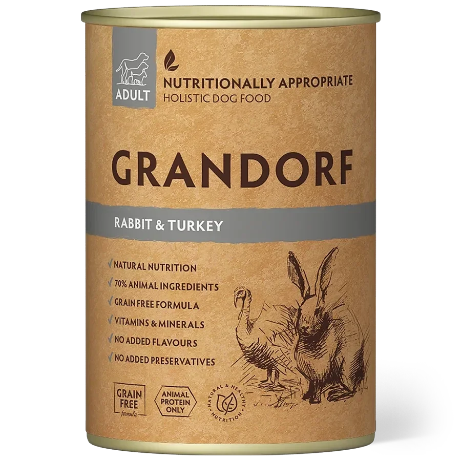 Grandorf Blik Hond Konijn & Kalkoen