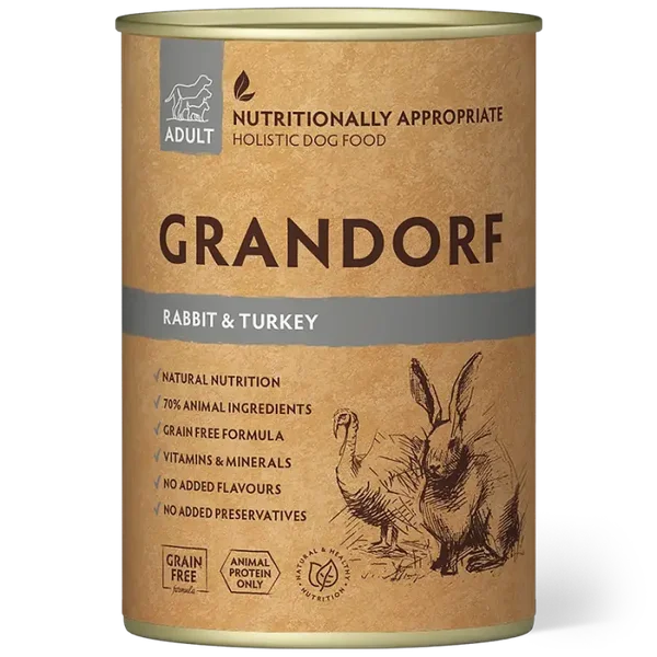 Grandorf Blik Hond Konijn & Kalkoen