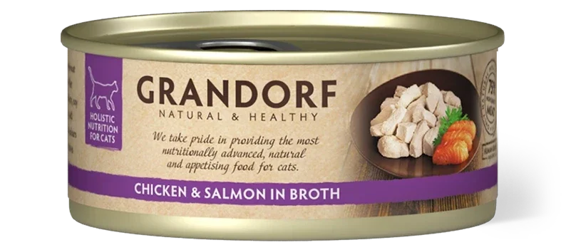 Grandorf Blik Kat Kipfilet & Zalm