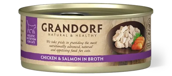 Grandorf Blik Kat Kipfilet & Zalm