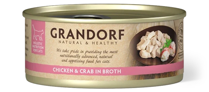 Grandorf Blik Kat Kipfilet & Krabfilet