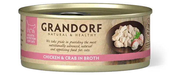 Grandorf Blik Kat Kipfilet & Krabfilet