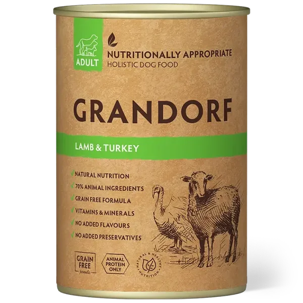 Grandorf Blik Hond Lam & Kalkoen