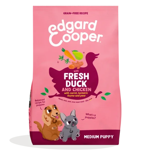 Edgard & Cooper Dog Medium Puppy Duck And Chicken