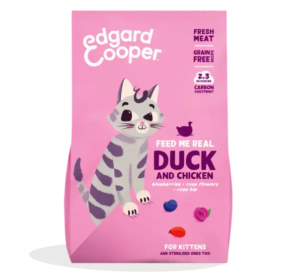 Edgard & Cooper Kitten Duck And Chicken