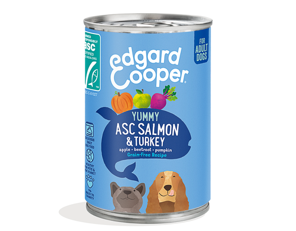 Edgard & Cooper Dog Blik Adult ASC Salmon & Turkey