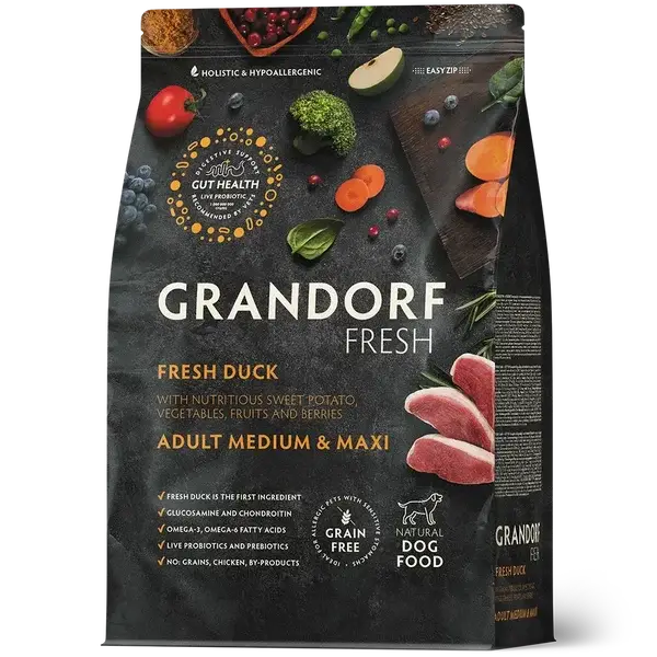 Grandorf Fresh Hond Eend - Med/Max