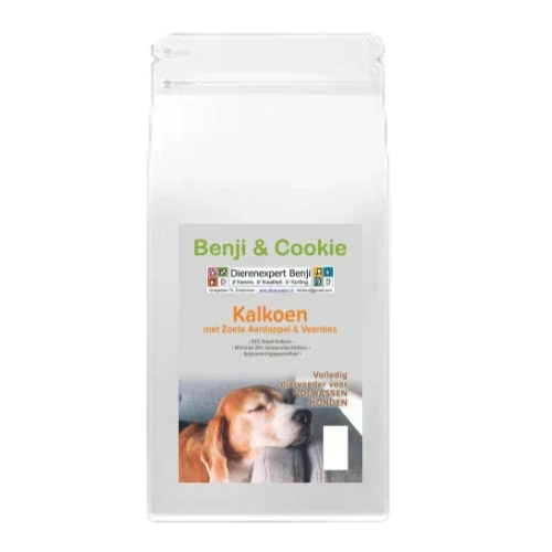 Benji & Cookie Hond Graanvrij Kalkoen