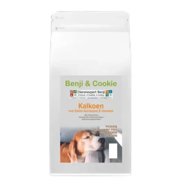Benji & Cookie Hond Graanvrij Kalkoen