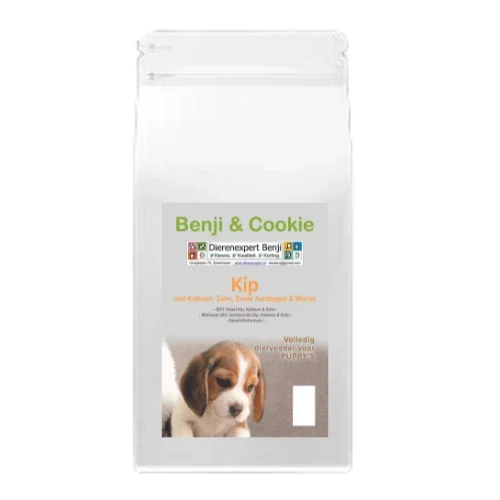 Benji & Cookie Puppy Graanvrij Kip