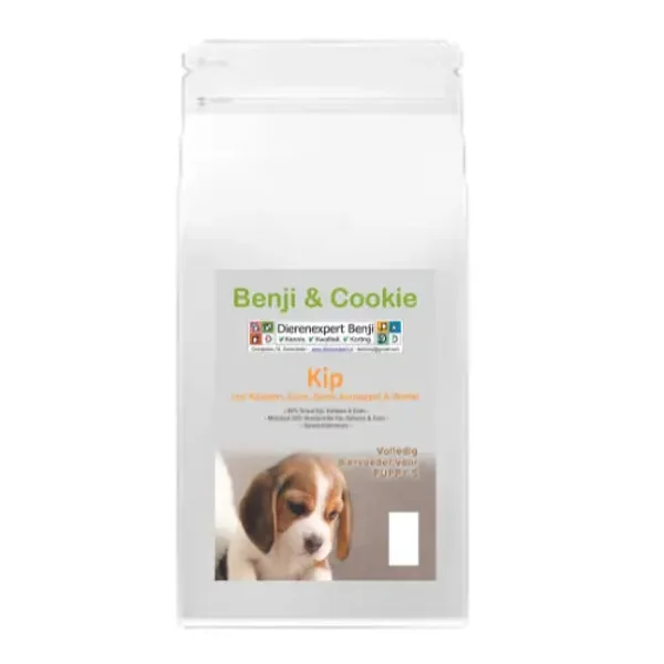 Benji & Cookie Puppy Graanvrij Kip