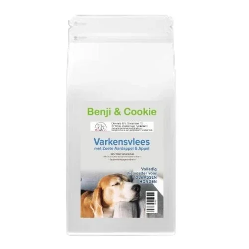 Benji & Cookie Hond Graanvrij Varkensvlees