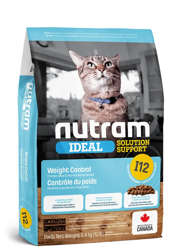 Nutram Kat Adult Weight I12 - Kip IDEAL