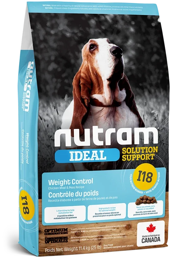 Nutram Dog Adult Weight I18 - Kip - IDEAL