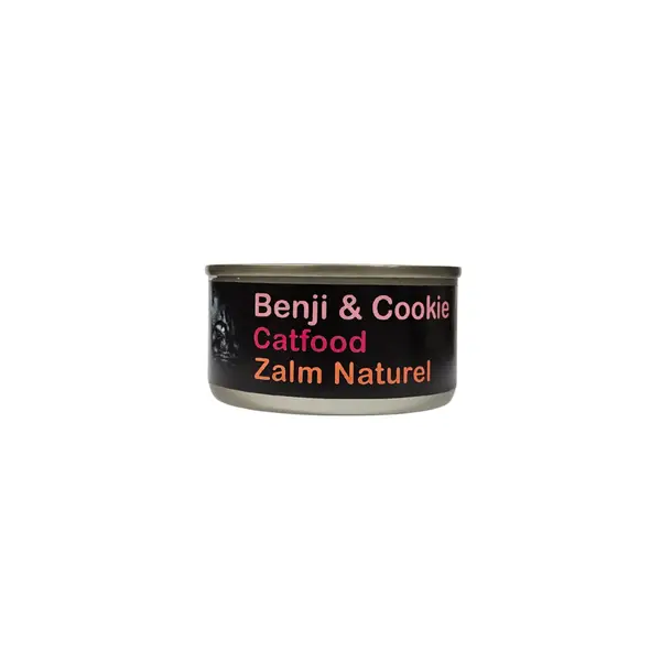 Benji & Cookie blikje kat zalm naturel