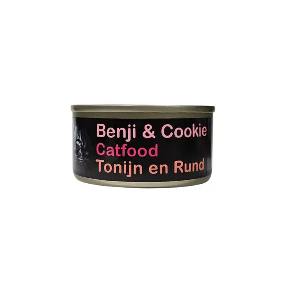Benji & Cookie blikje kat tonijn & rund