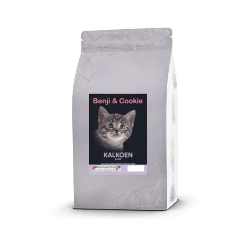 Benji & Cookie Kitten Receptuur Kalkoen