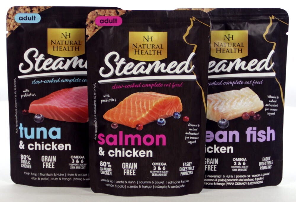 Natural Health Cat Steamed Multipack Catch of the day
