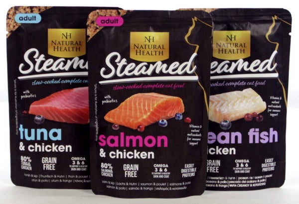 Natural Health Cat Steamed Multipack Catch of the day