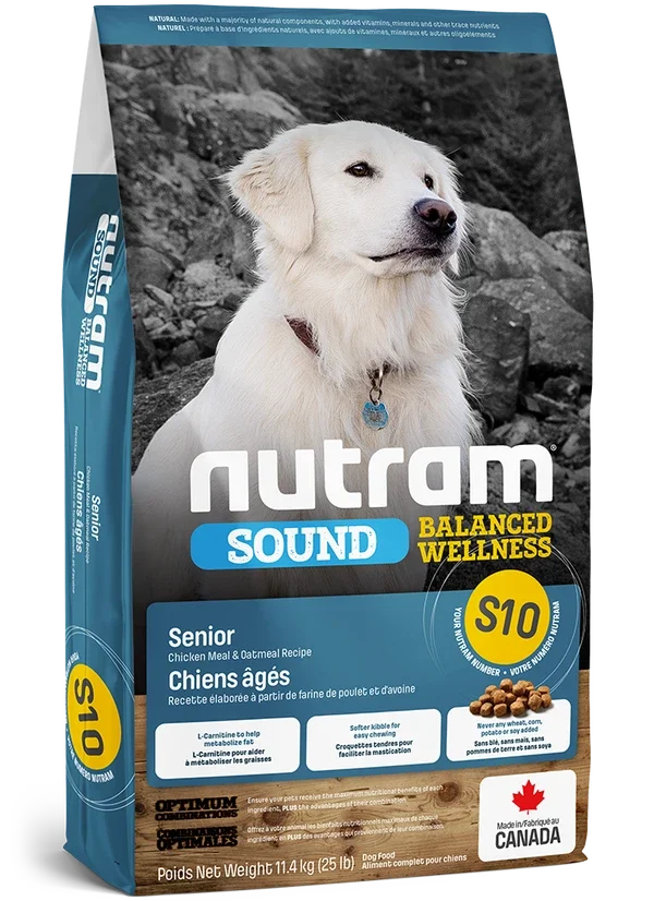 Nutram Dog Senior S10 - Kip - SOUND