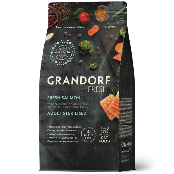 Grandorf Fresh Kat Sterilised/Senior Zalm