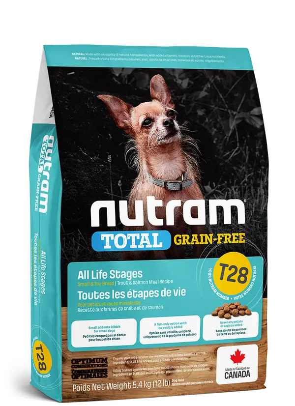 Nutram Dog Adult Graanvrij T28 - Mini Zalm & Forel