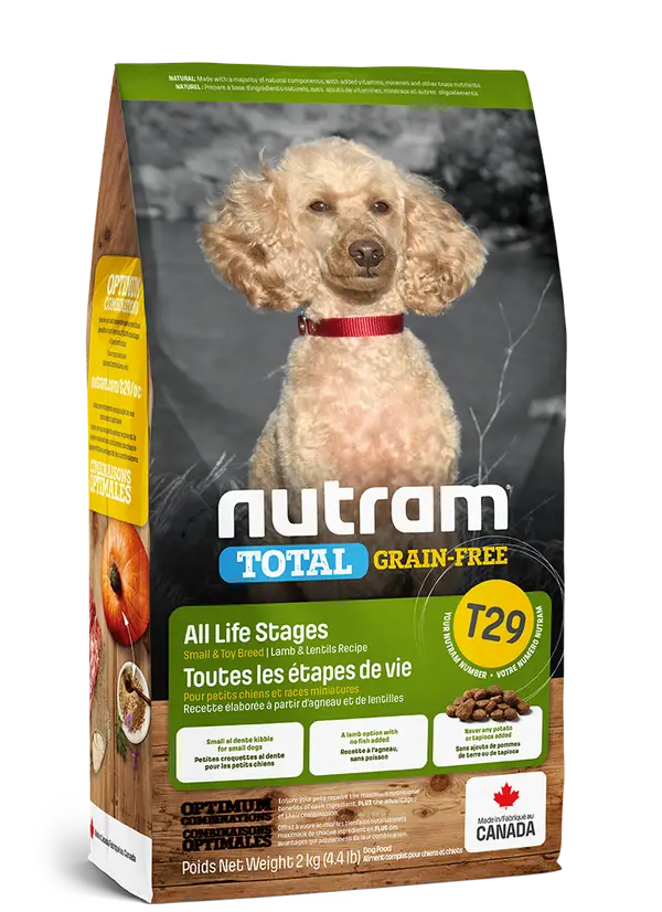 Nutram Dog Adult Graanvrij T29 - Lam & Linzen