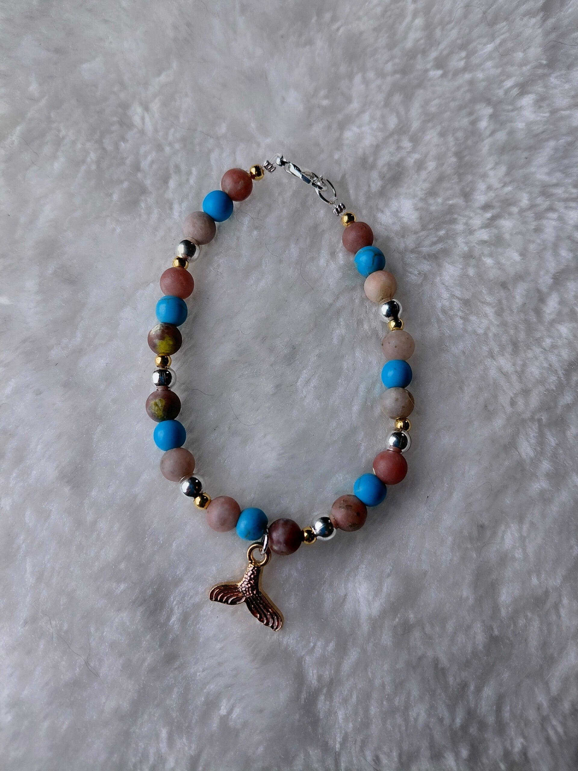 🌊 Sfeervolle kralenarmband met zeemeerminbedel