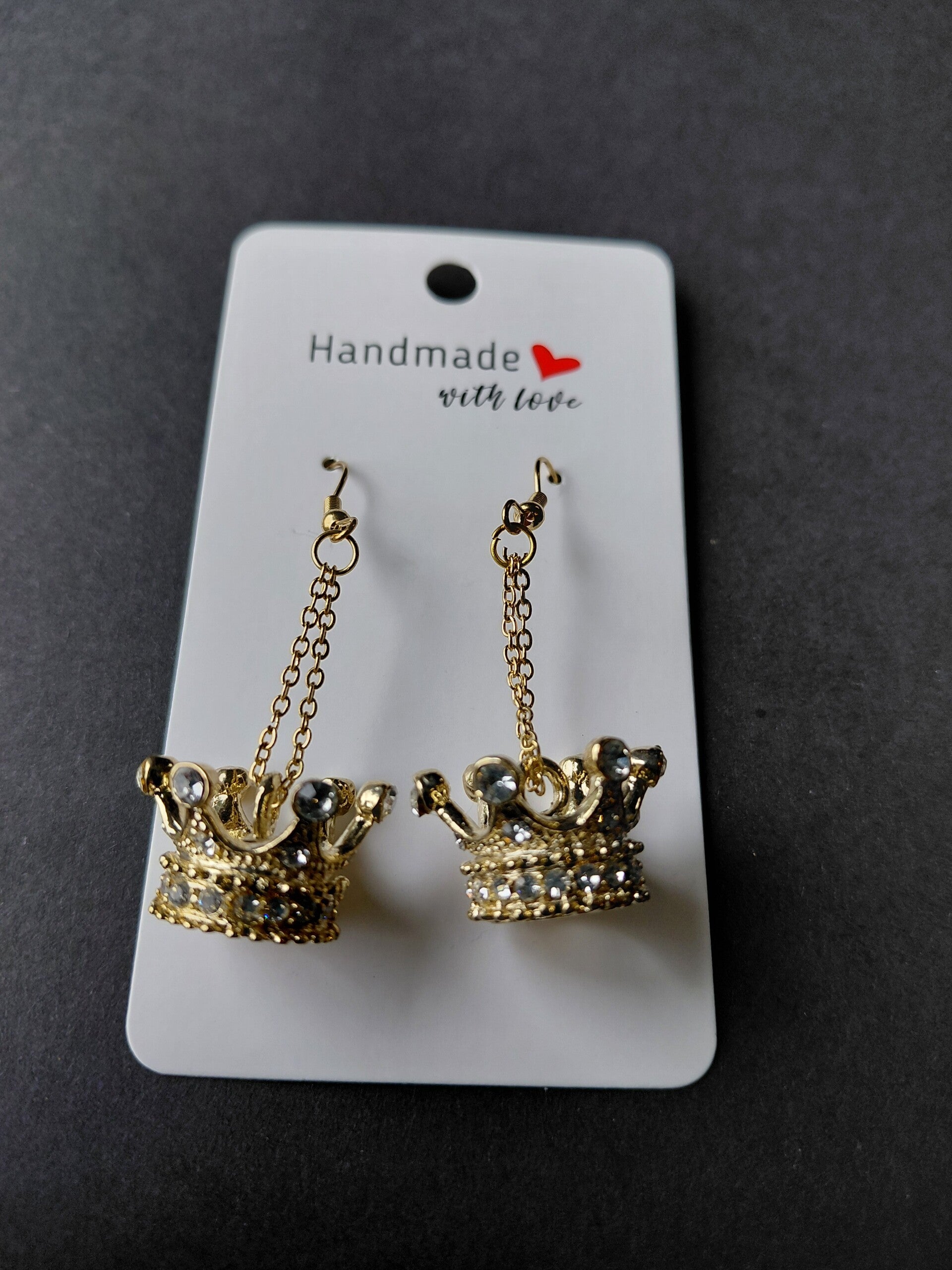 👑 Kroon Oorbellen – Statement & Glamorous