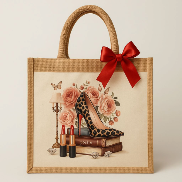 Sac shopping en Toile de Jute Personnalisable