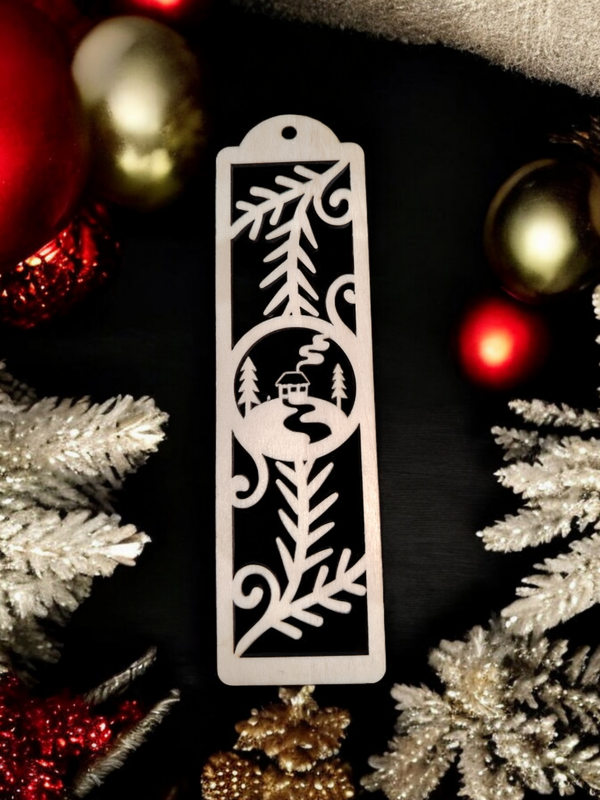 Marque-Pages Esprit Noël en Bois Contreplaqué Tilleul