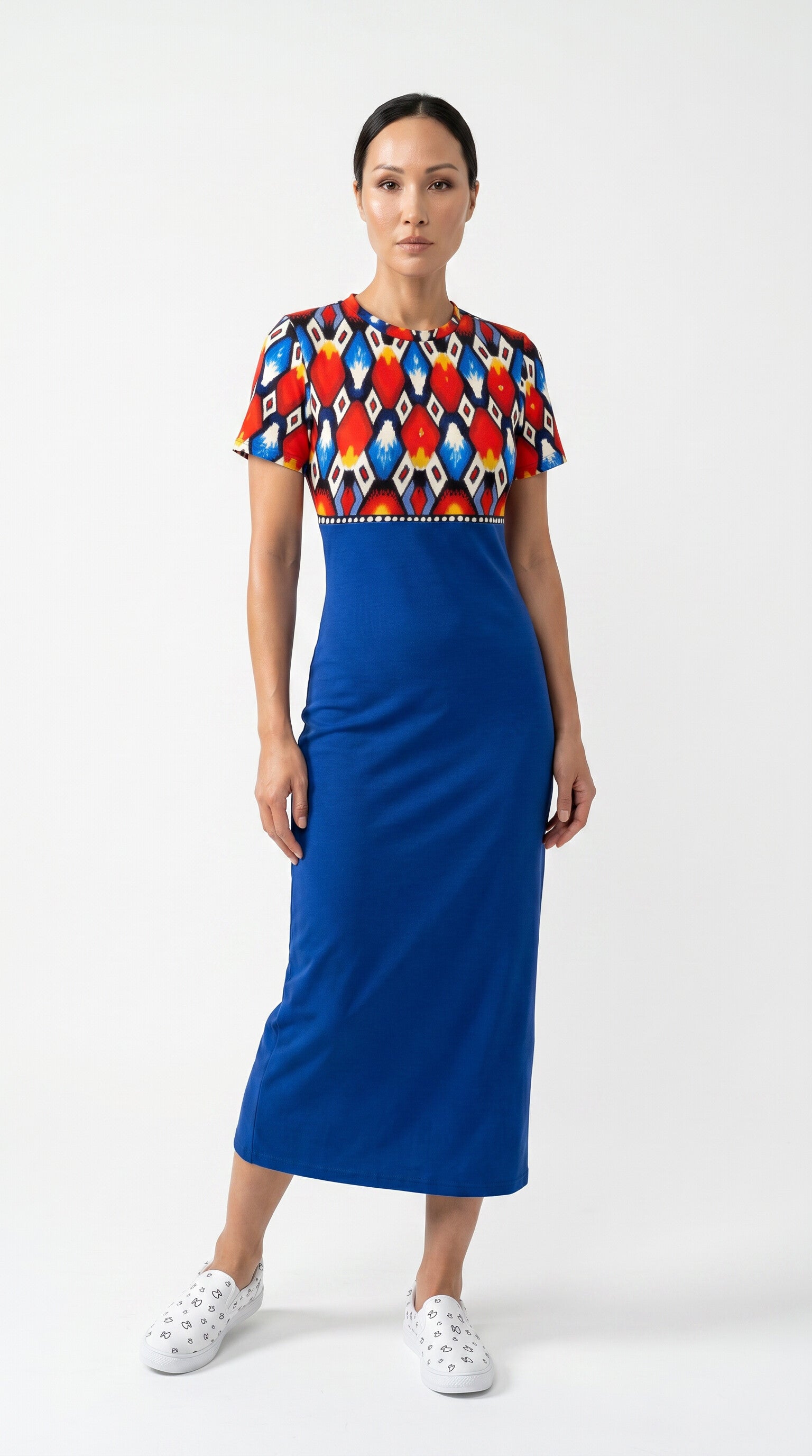 Short Sleeve bodycon maxi dress