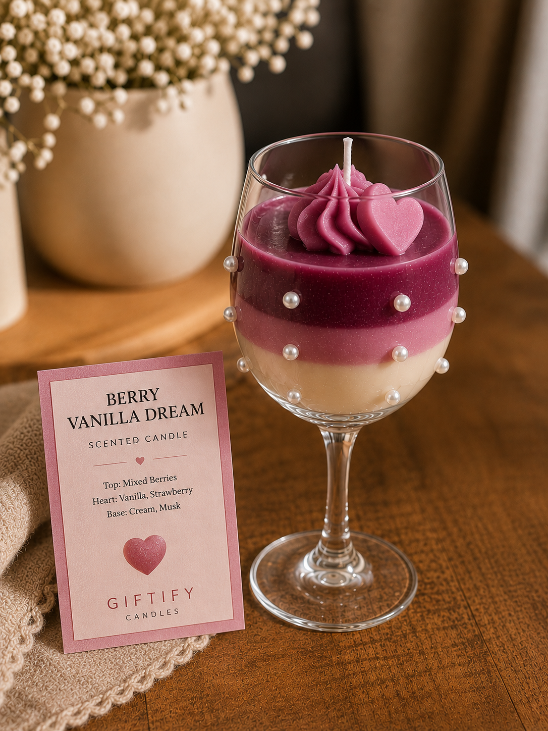 Luxe Berry Vanilla Dream kaars