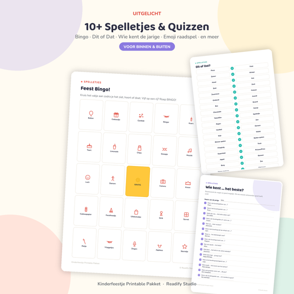 Speurtocht printable