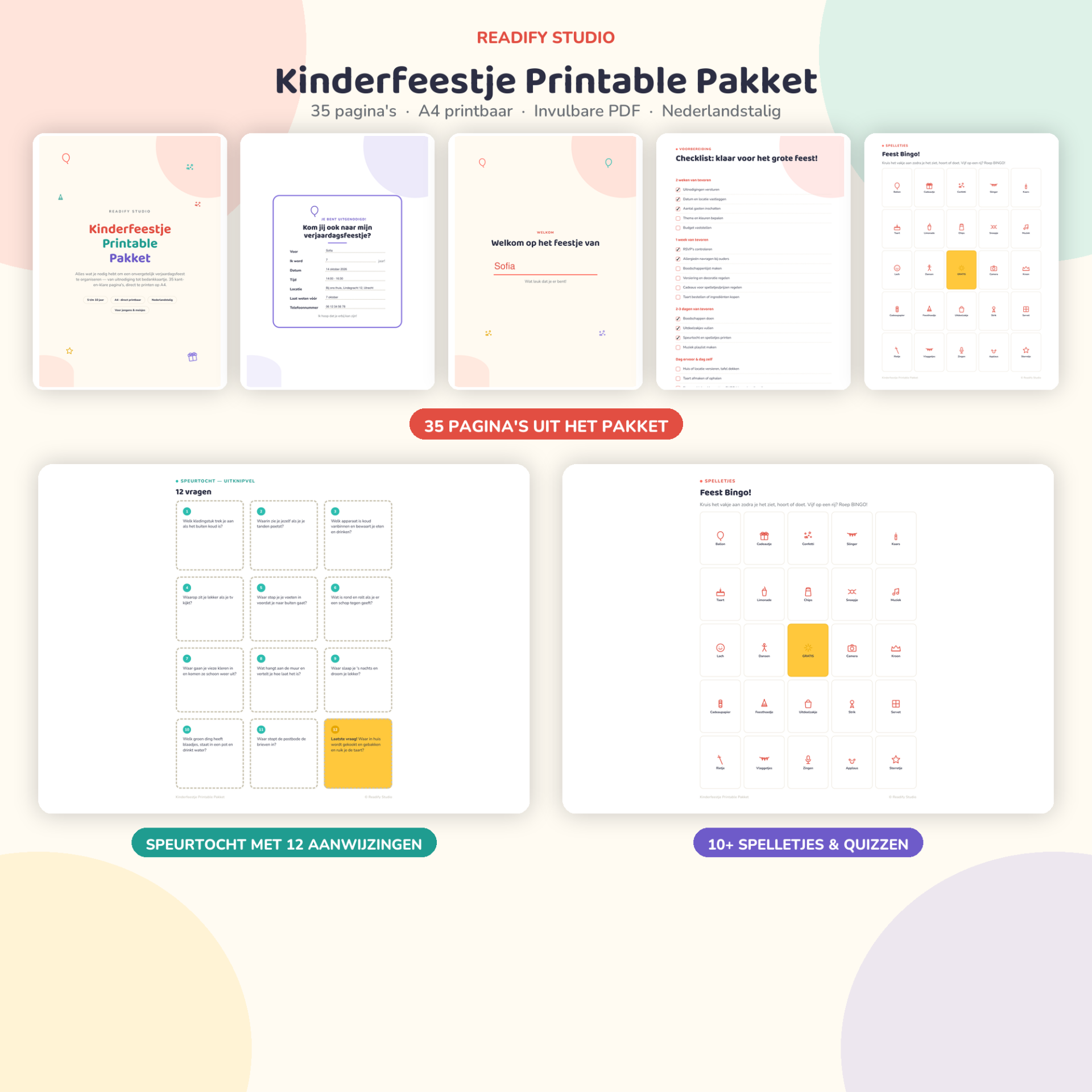 Speurtocht printable