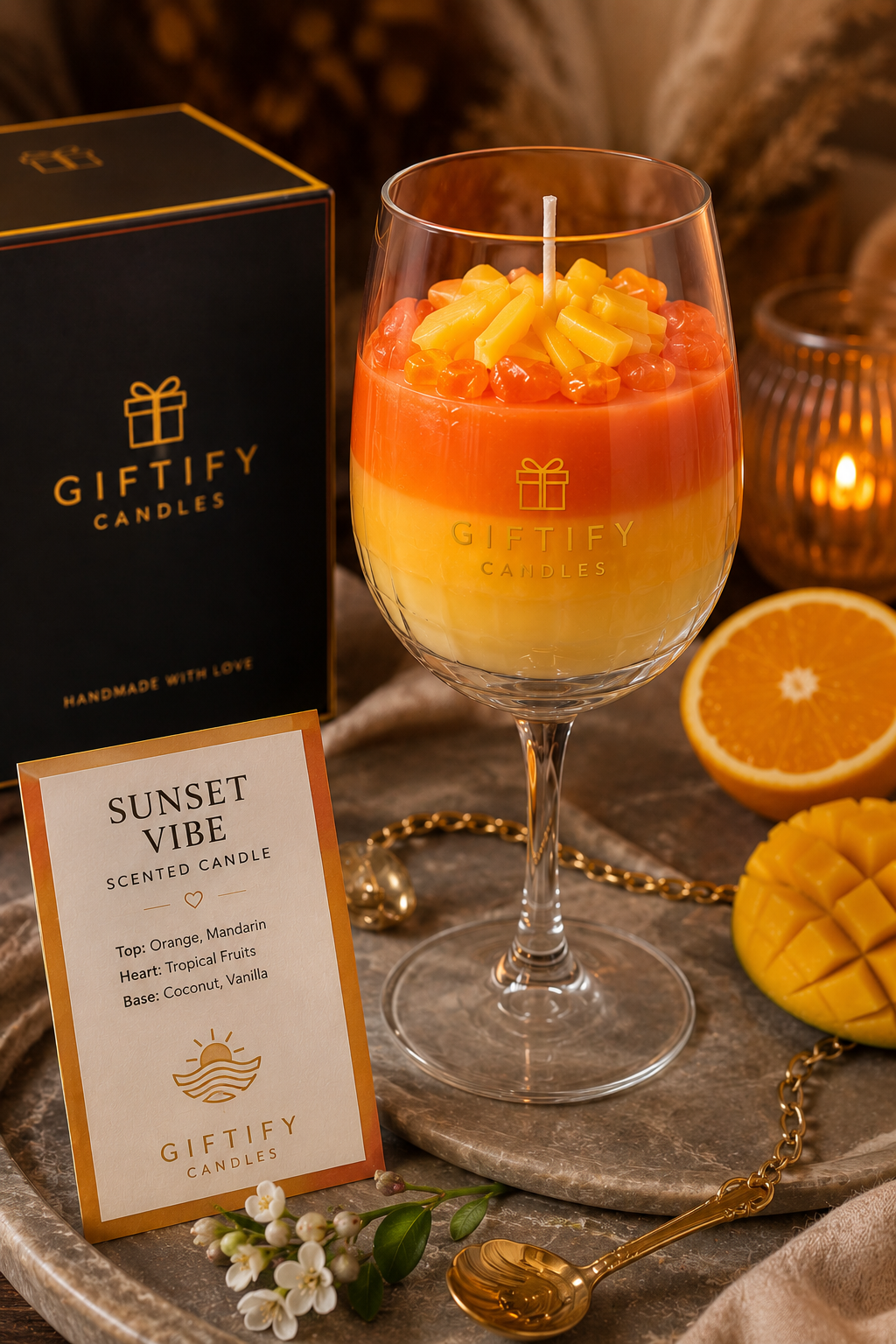 Luxe Sunset Vibe kaars