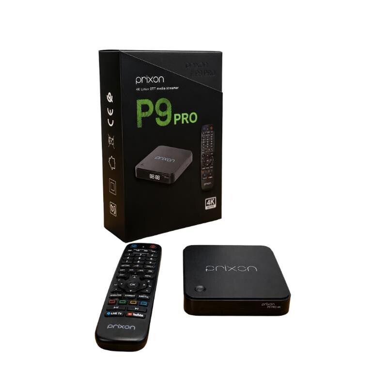 Prixon P9 PRO 2026 – Krachtige 4K Linux OTT Media Streamer