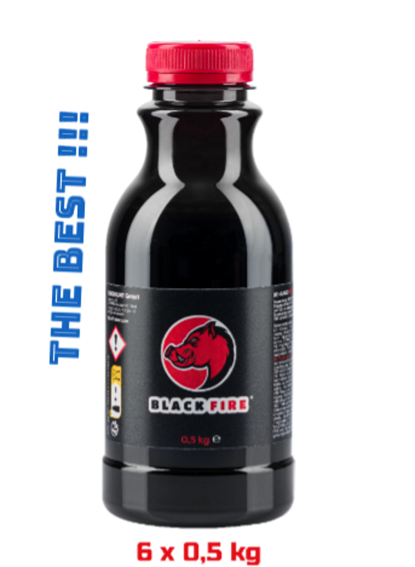 BLACK FIRE Buchenholzteer - The Original 0,5 Kg 6er Pack