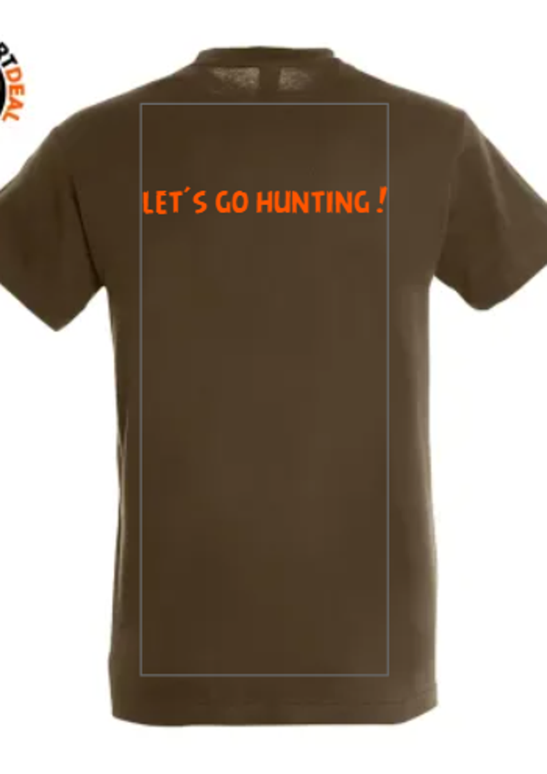 T-Shirt "let´s go hunting" ohne Wappen