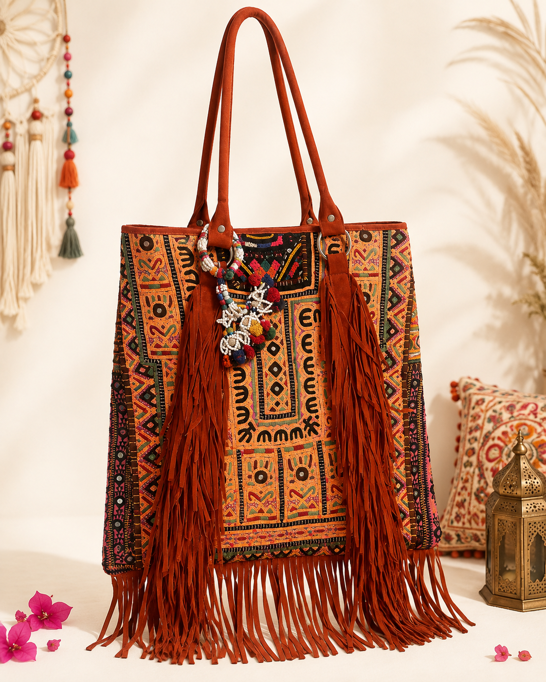 Desert Bloom Fringe Bag