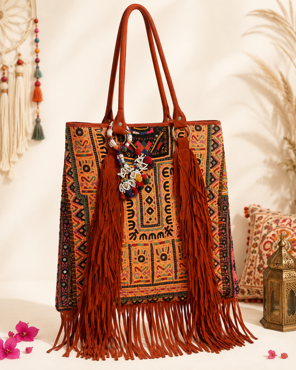 Desert Bloom Fringe Bag