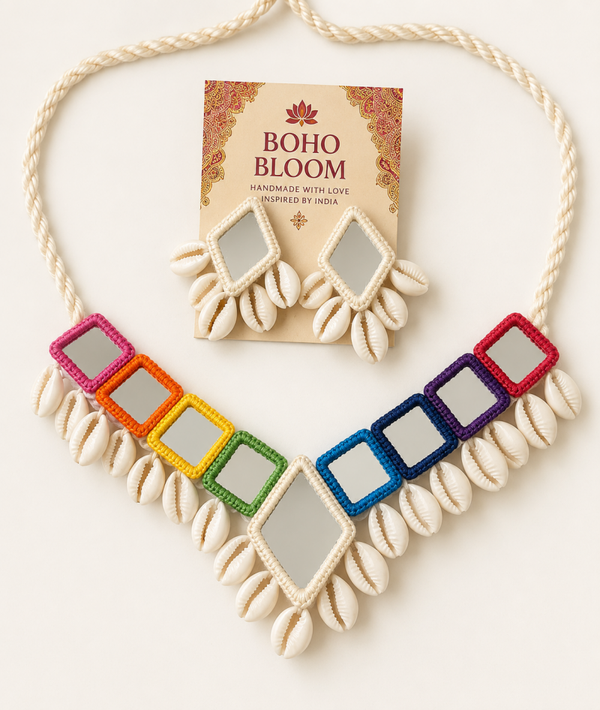 Rainbow Mirror Choker Set 🌈