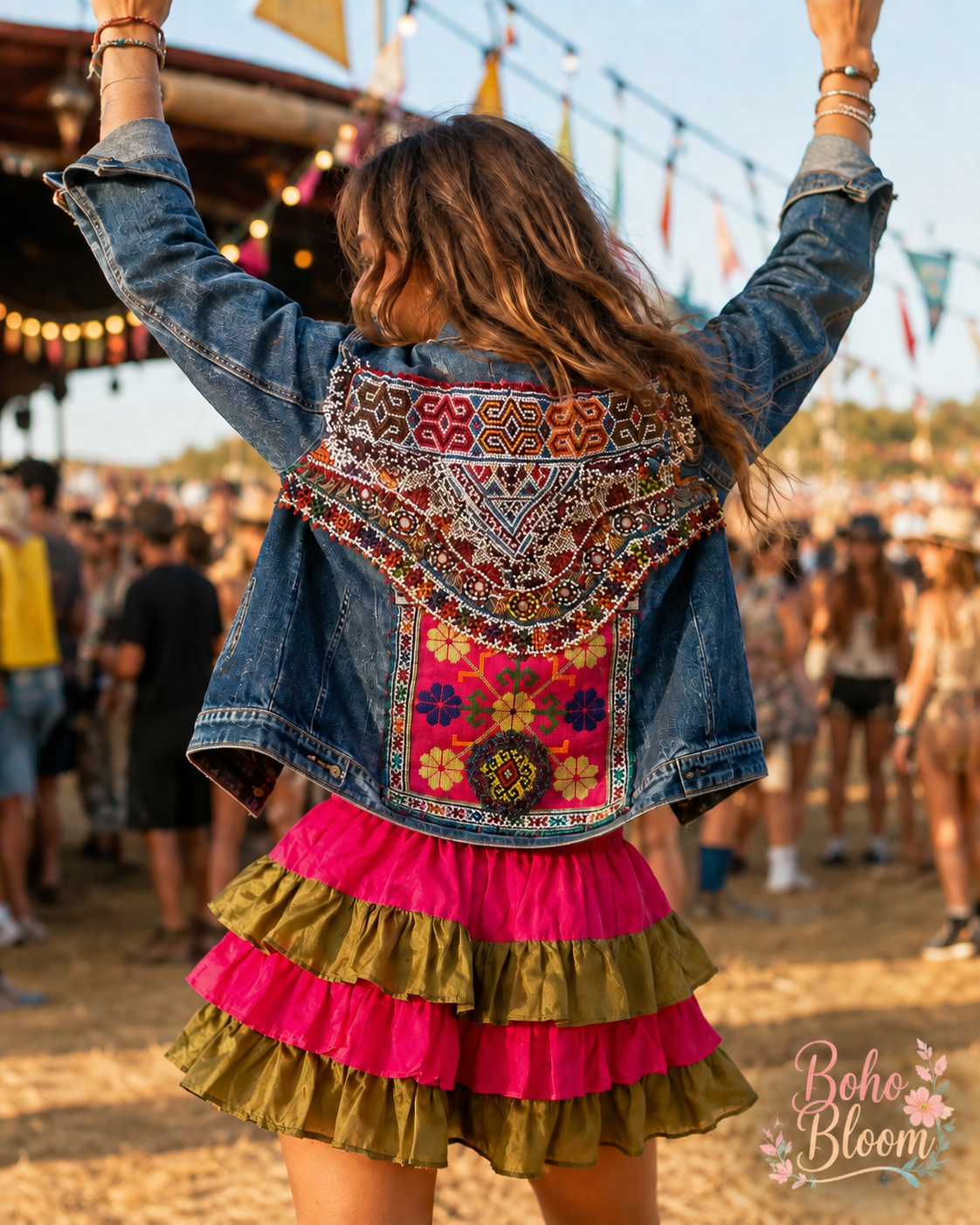 Festival jacket with skirt