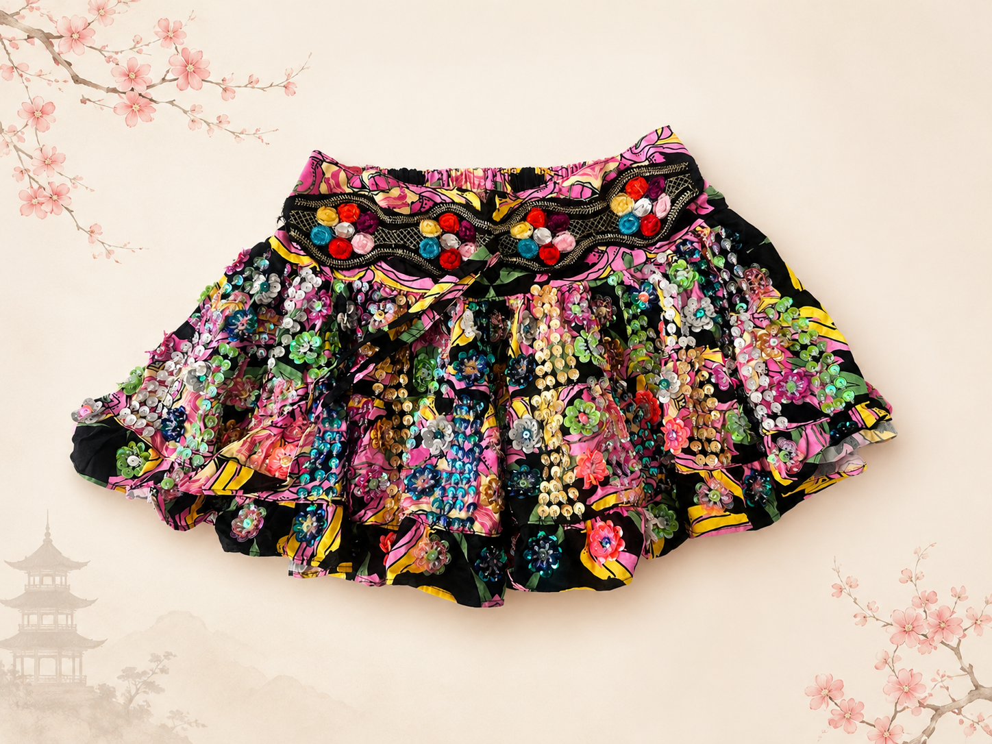 The Giesha Garden skirt